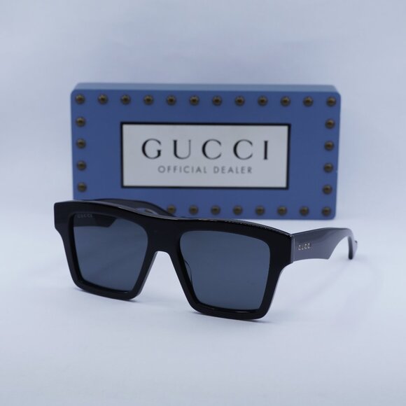 Final Price! Gucci GG0962S 005 Black/Grey Sunglasses - Picture 1 of 12